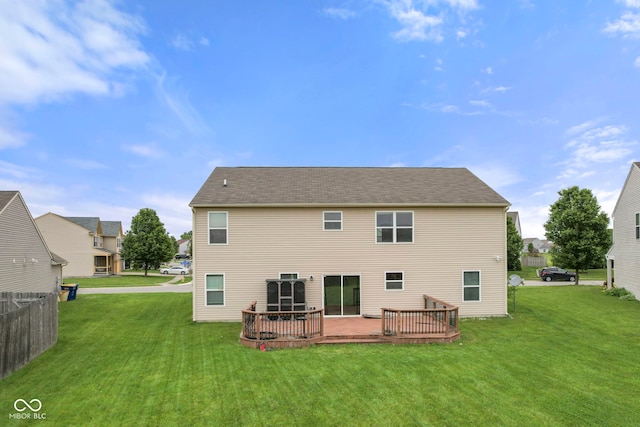 11531 Short Iron Ln, Indianapolis, IN 46235 - back of property with a deck