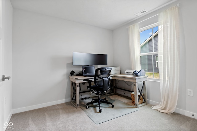 7051 E Bean Blossom Dr, Camby, IN 46113 - carpeted office featuring healthy amount of natural light and baseboards