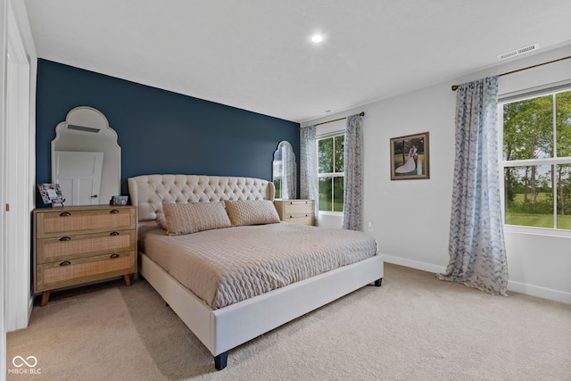 7051 E Bean Blossom Dr, Camby, IN 46113 - carpeted bedroom featuring baseboards and recessed lighting