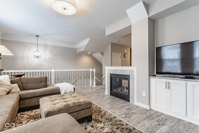 16072 Barringer Ct, Westfield, IN 46074 - living room with ornamental molding and wood finished floors