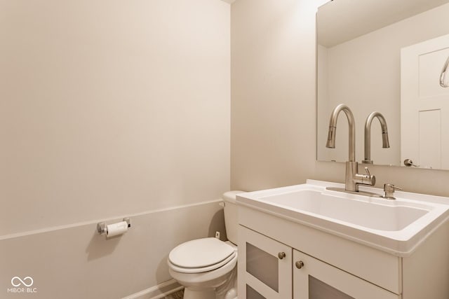 16072 Barringer Ct, Westfield, IN 46074 - half bath featuring toilet and vanity