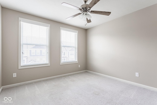 16072 Barringer Ct, Westfield, IN 46074 - empty room featuring carpet flooring, healthy amount of natural light, and ceiling fan