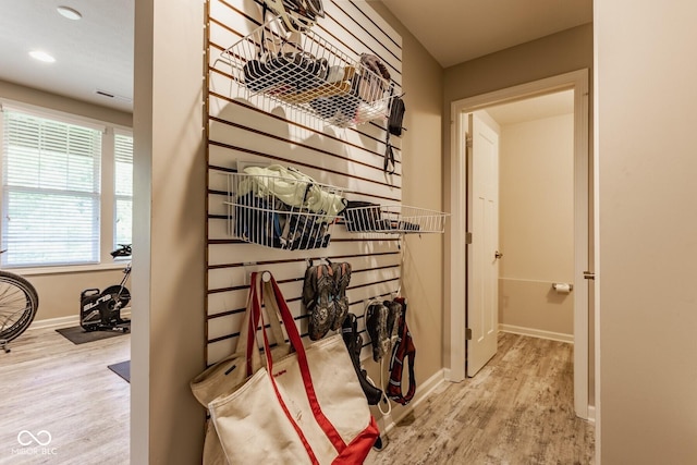 16072 Barringer Ct, Westfield, IN 46074 - hallway featuring wood finished floors and recessed lighting