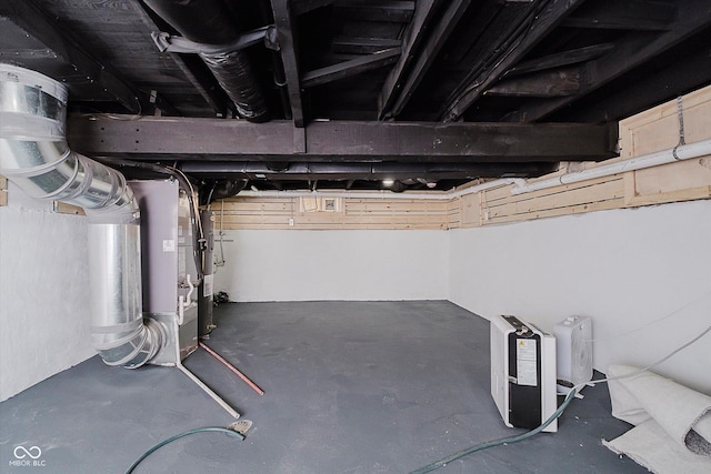 2909 E Michigan St, Indianapolis, IN 46201 - view of unfinished basement