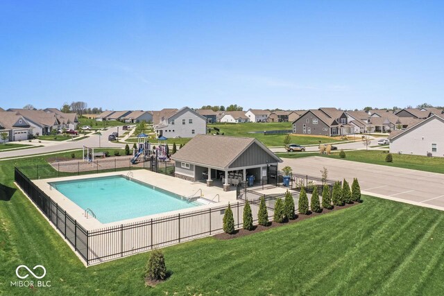 104 Perlican Dr, Cicero, IN 46034 - community pool with a residential view