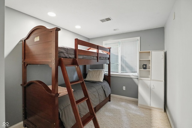 7138 Nile Ridge Ct, Indianapolis, IN 46236 - bedroom featuring light colored carpet, baseboards, and recessed lighting