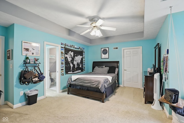 7138 Nile Ridge Ct, Indianapolis, IN 46236 - bedroom with carpet flooring, baseboards, and a ceiling fan