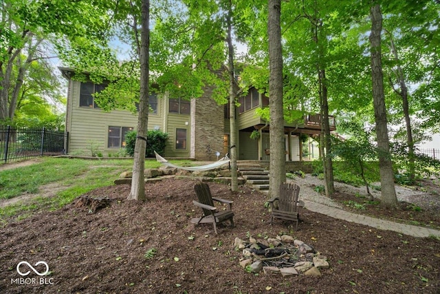 6363 Harmonridge Ct, Indianapolis, IN 46278 - view of yard