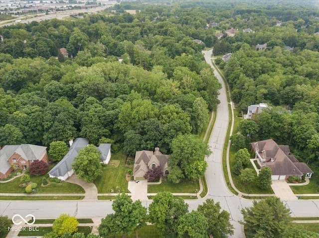 6363 Harmonridge Ct, Indianapolis, IN 46278 - bird's eye view of a forest