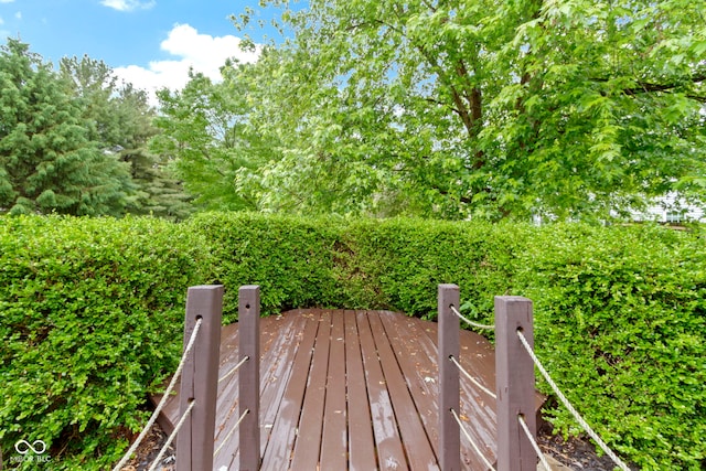 3014 Saddlehorn Dr, Carmel, IN 46033 - view of deck