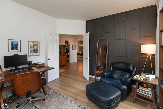 527 Macintosh Ln, Danville, IN 46122 - home office featuring light wood-style floors