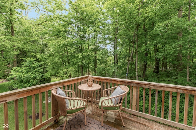 527 Macintosh Ln, Danville, IN 46122 - view of wooden terrace