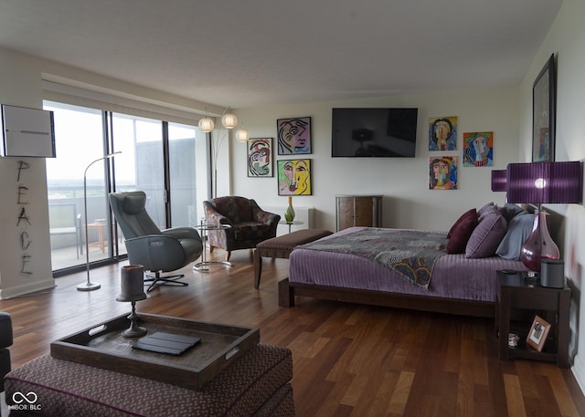 4000 N Meridian St Apt 11D, Indianapolis, IN 46208 - bedroom featuring access to outside and wood finished floors