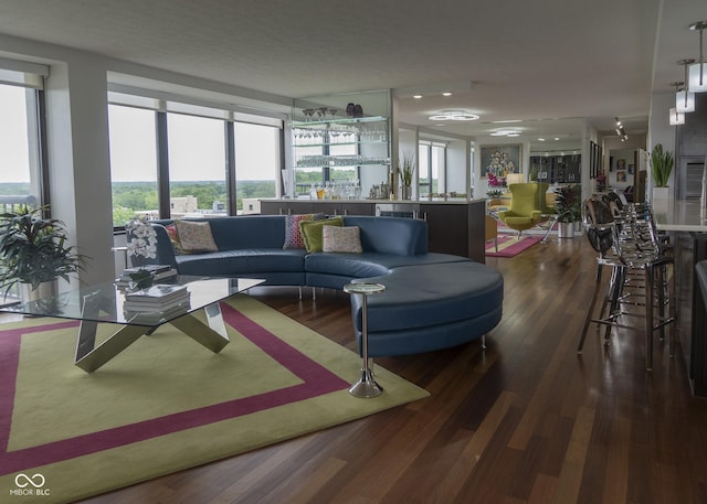 4000 N Meridian St Apt 11D, Indianapolis, IN 46208 - living room featuring wood finished floors