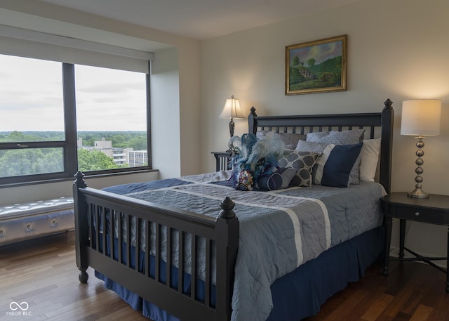 4000 N Meridian St Apt 11D, Indianapolis, IN 46208 - bedroom with wood finished floors