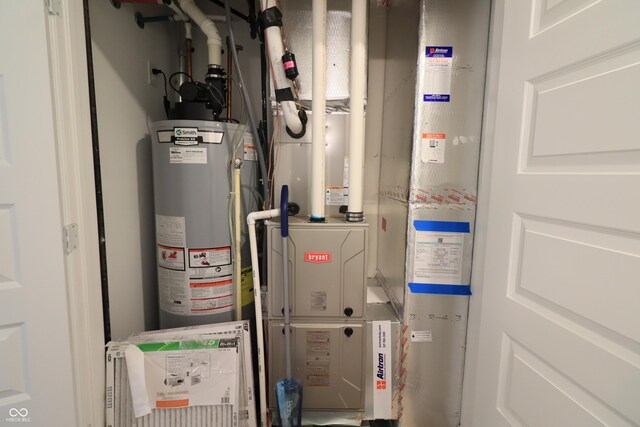 9640 Katana Cir, Fishers, IN 46040 - utilities featuring gas water heater and heating unit