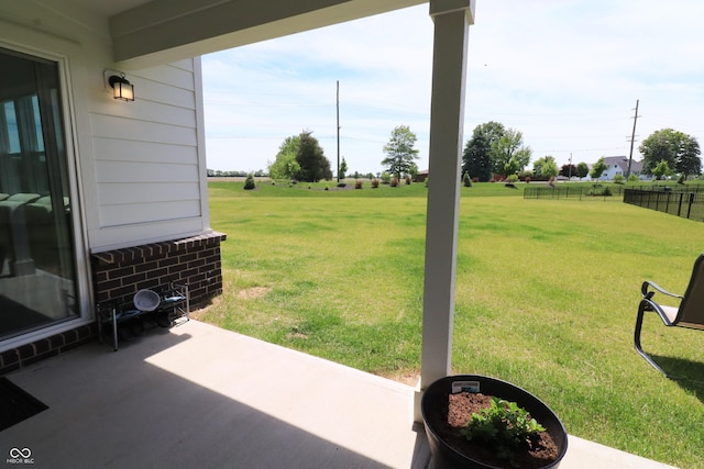 9640 Katana Cir, Fishers, IN 46040 - view of yard with a patio
