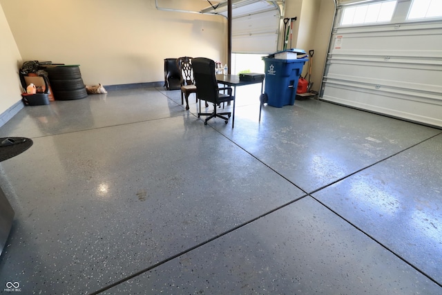 9640 Katana Cir, Fishers, IN 46040 - garage with baseboards