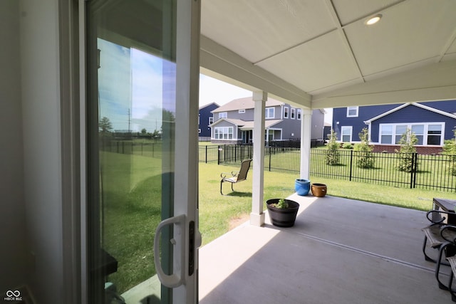 9640 Katana Cir, Fishers, IN 46040 - view of patio featuring a residential view