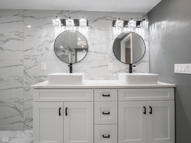 1141 Temperance Ave, Indianapolis, IN 46203 - full bathroom featuring double vanity