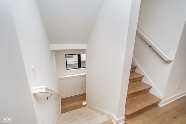 1822 Central Ave, Indianapolis, IN 46202 - stairs with wood finished floors and baseboards