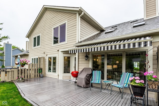 2949 River Bay Dr N, Indianapolis, IN 46240 - view of wooden terrace