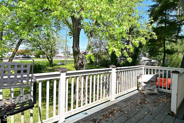 3668 Chatsbee Ct, Indianapolis, IN 46224 - view of wooden terrace