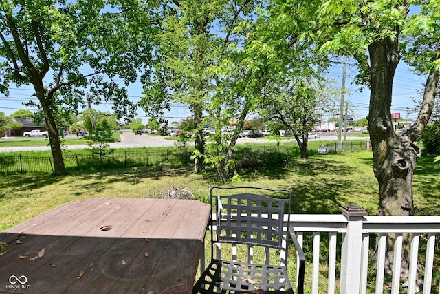 3668 Chatsbee Ct, Indianapolis, IN 46224 - view of wooden terrace