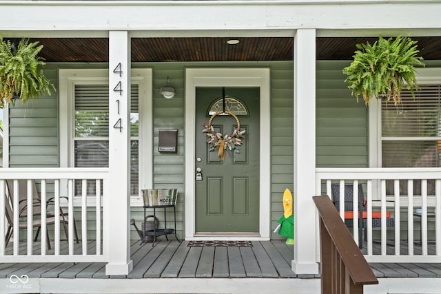4414 Winthrop Ave, Indianapolis, IN 46205 - entrance to property featuring covered porch