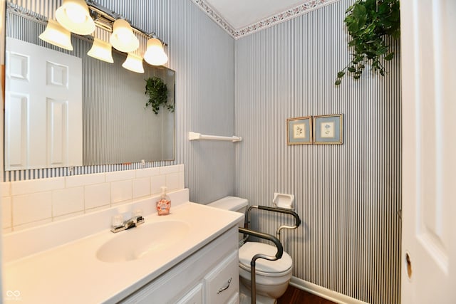 1102 Fox Hill Dr, Indianapolis, IN 46228 - bathroom featuring toilet and vanity