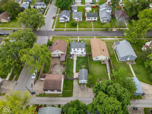 1438 Adams St, Lafayette, IN 47905 - aerial overview of property's location featuring nearby suburban area