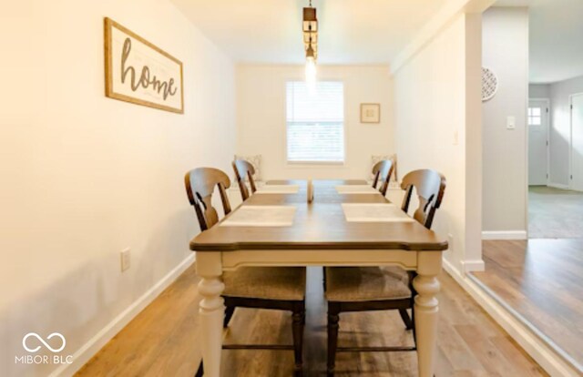 1398 Clinton St, Noblesville, IN 46060 - dining room featuring wood finished floors, healthy amount of natural light, and baseboards