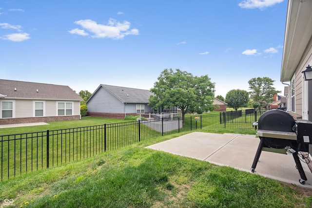 13321 N White Cloud Ct, Camby, IN 46113 - view of yard with a patio