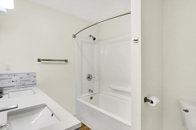 126 E 86th St, Indianapolis, IN 46240 - full bath with toilet,  shower combination, and vanity