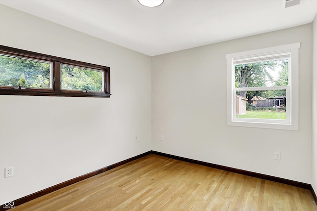 126 E 86th St, Indianapolis, IN 46240 - empty room with plenty of natural light, baseboards, and light wood finished floors