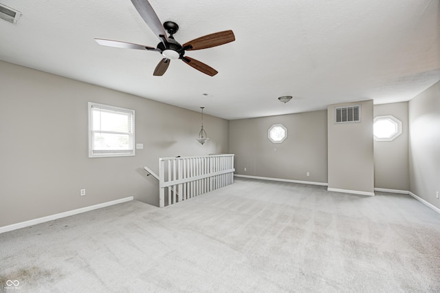 148 S 3rd Ave, Beech Grove, IN 46107 - unfurnished room with carpet, healthy amount of natural light, and ceiling fan