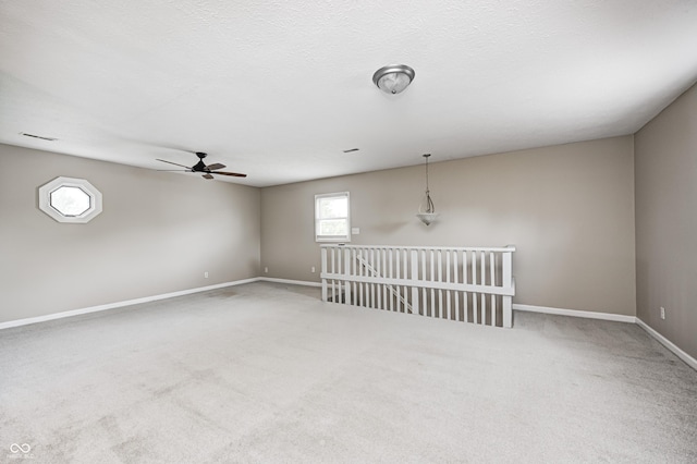 148 S 3rd Ave, Beech Grove, IN 46107 - carpeted spare room featuring ceiling fan and baseboards