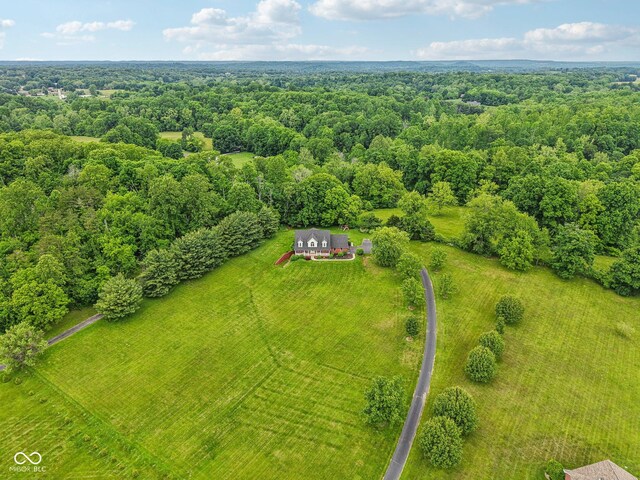 3564 Clear Creek Blvd, Martinsville, IN 46151 - view of subject property with a heavily wooded area