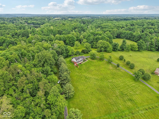 3564 Clear Creek Blvd, Martinsville, IN 46151 - view of rural area featuring a heavily wooded area