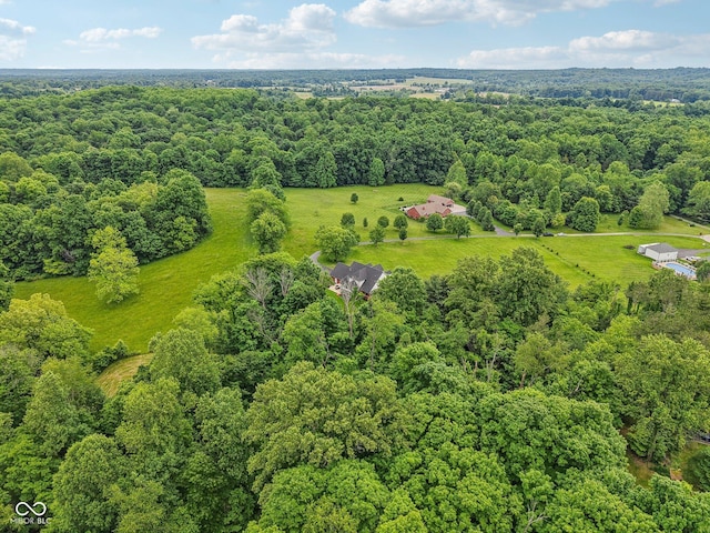3564 Clear Creek Blvd, Martinsville, IN 46151 - overview of rural landscape with a forest
