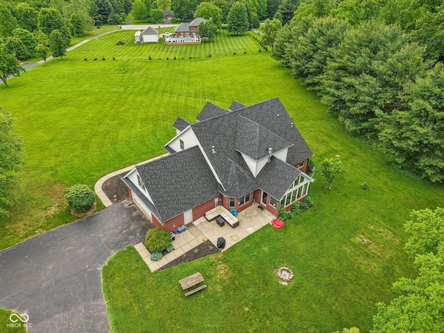 3564 Clear Creek Blvd, Martinsville, IN 46151 - view from above of property