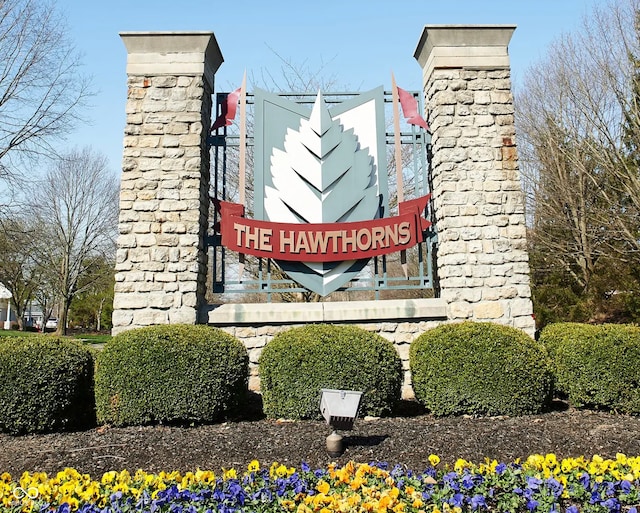 11101 Hawthorn Rdg, Fishers, IN 46037 - view of community / neighborhood sign