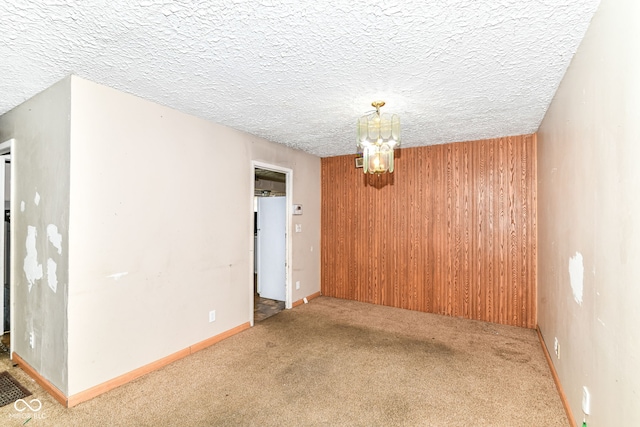 6238 E 43rd St, Indianapolis, IN 46226 - carpeted spare room featuring wood walls