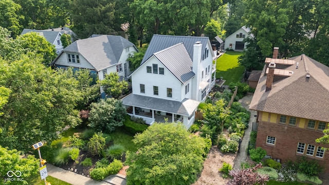 3215 N Pennsylvania St, Indianapolis, IN 46205 - aerial perspective of suburban area