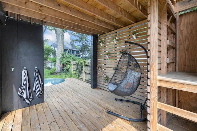 3215 N Pennsylvania St, Indianapolis, IN 46205 - view of deck