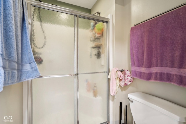 4434 W Windsong Ct, New Palestine, IN 46163 - full bath with a shower with door and toilet