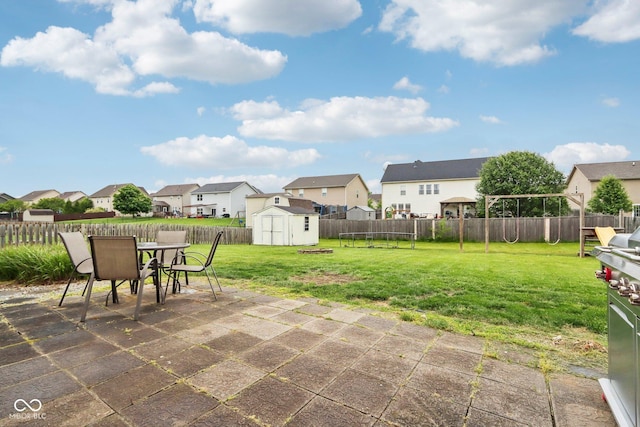 4434 W Windsong Ct, New Palestine, IN 46163 - view of patio featuring a residential view and outdoor dining space
