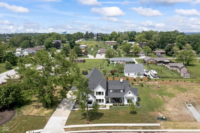 4808 Lakeview Dr, Greenwood, IN 46143 - aerial view of residential area featuring a tree filled landscape