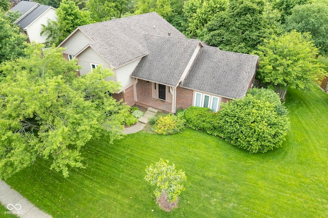 4949 Jennings Dr, Carmel, IN 46033 - view from above of property