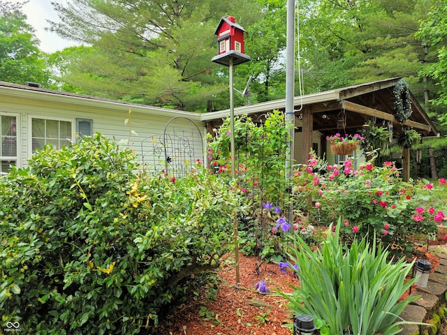 8310 Dog Trot Ln, Morgantown, IN 46160 - view of yard